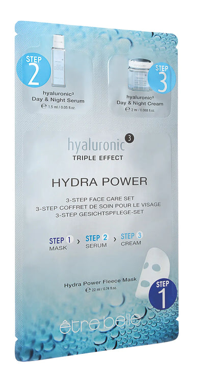 Hyaluronic hydra power 3-stupanjski set za snažno vlaženje lica (5 kom)