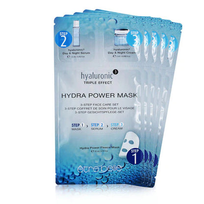 Hyaluronic hydra power 3-stupanjski set za snažno vlaženje lica (5 kom)